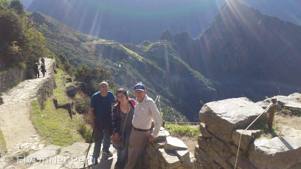Photo Album: Arrival of the group of hikers at Machu Picchu
