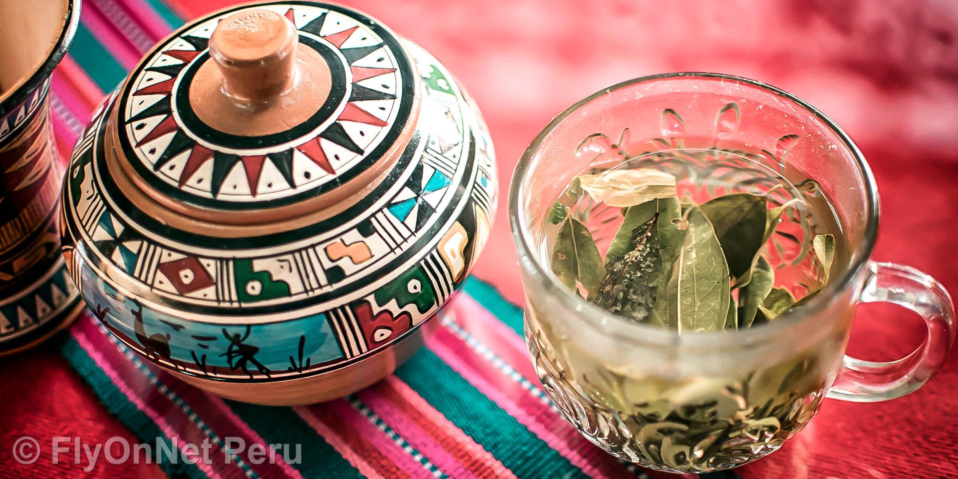 Photo Album: Coca leaf infusion during the trek